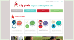 Desktop Screenshot of lilypoule.com